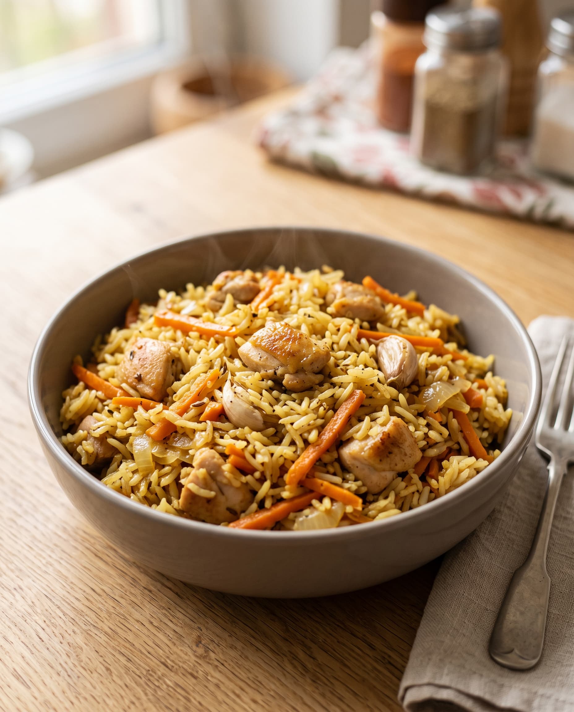 Плов с курицей