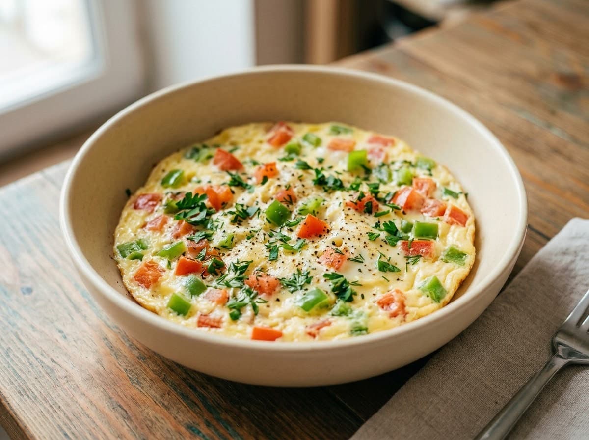Омлет с овощами
