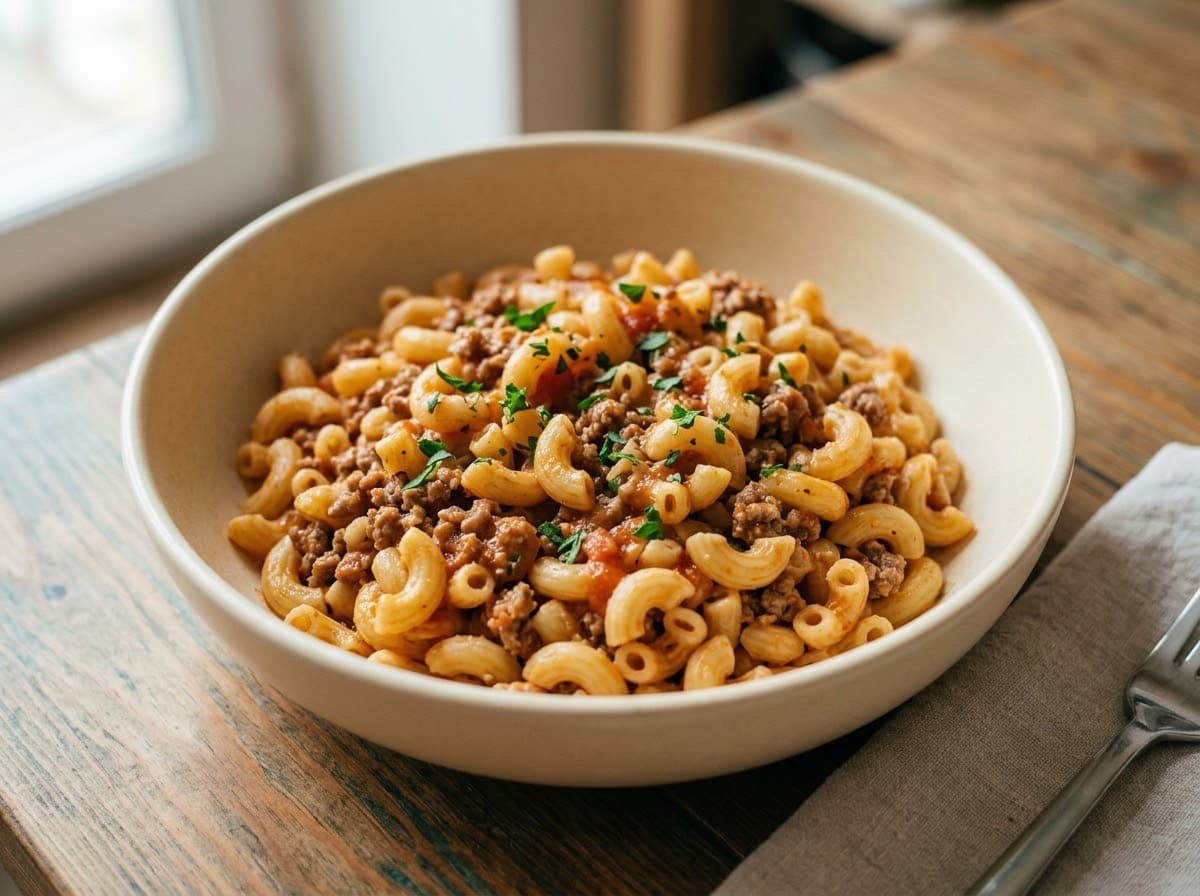 Макароны с фаршем